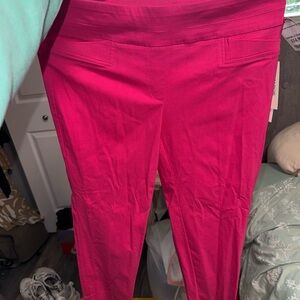 Zac & Rachel Pink Ankle Cropped Pants